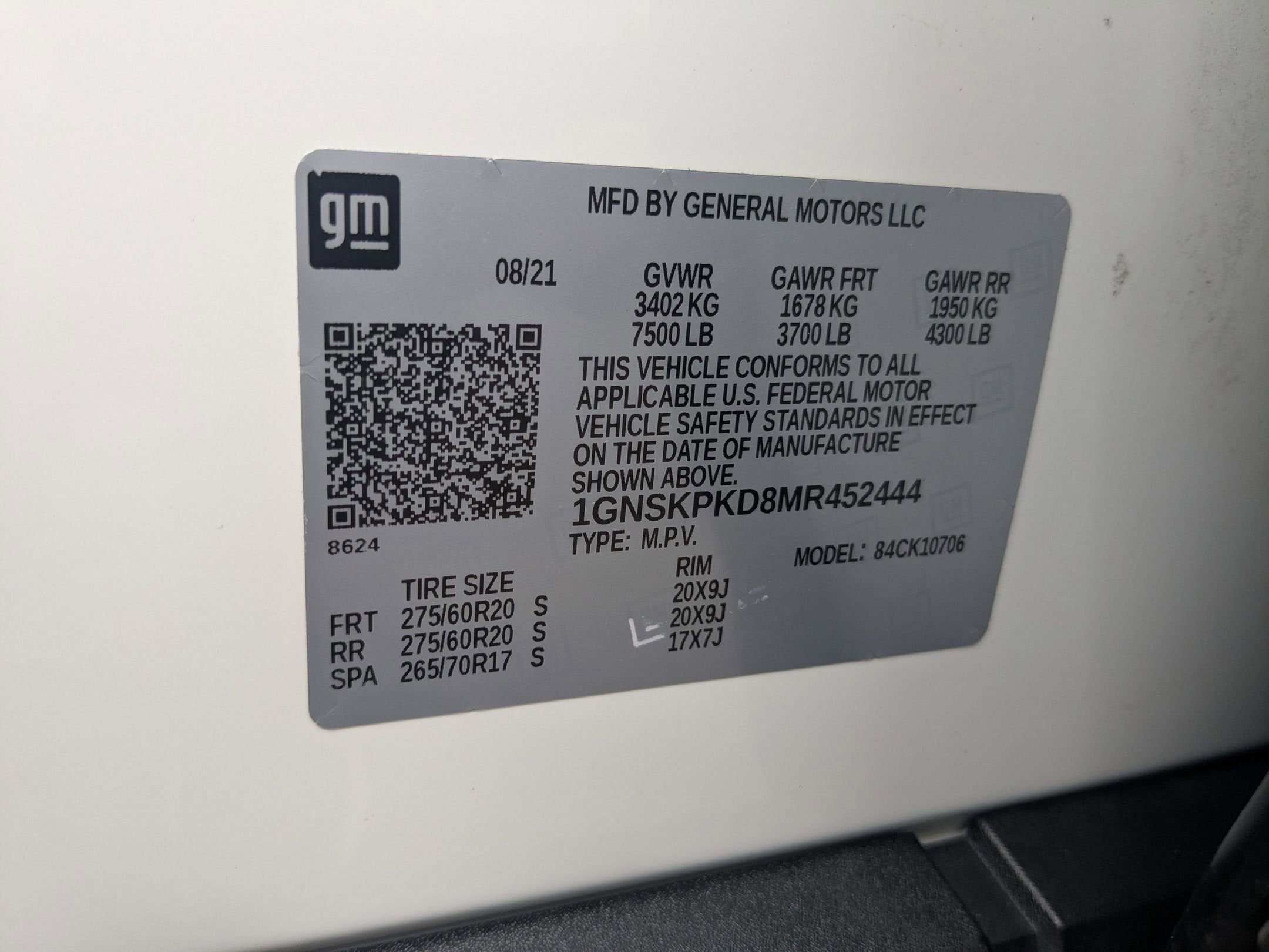 2021 Chevrolet Tahoe Z71