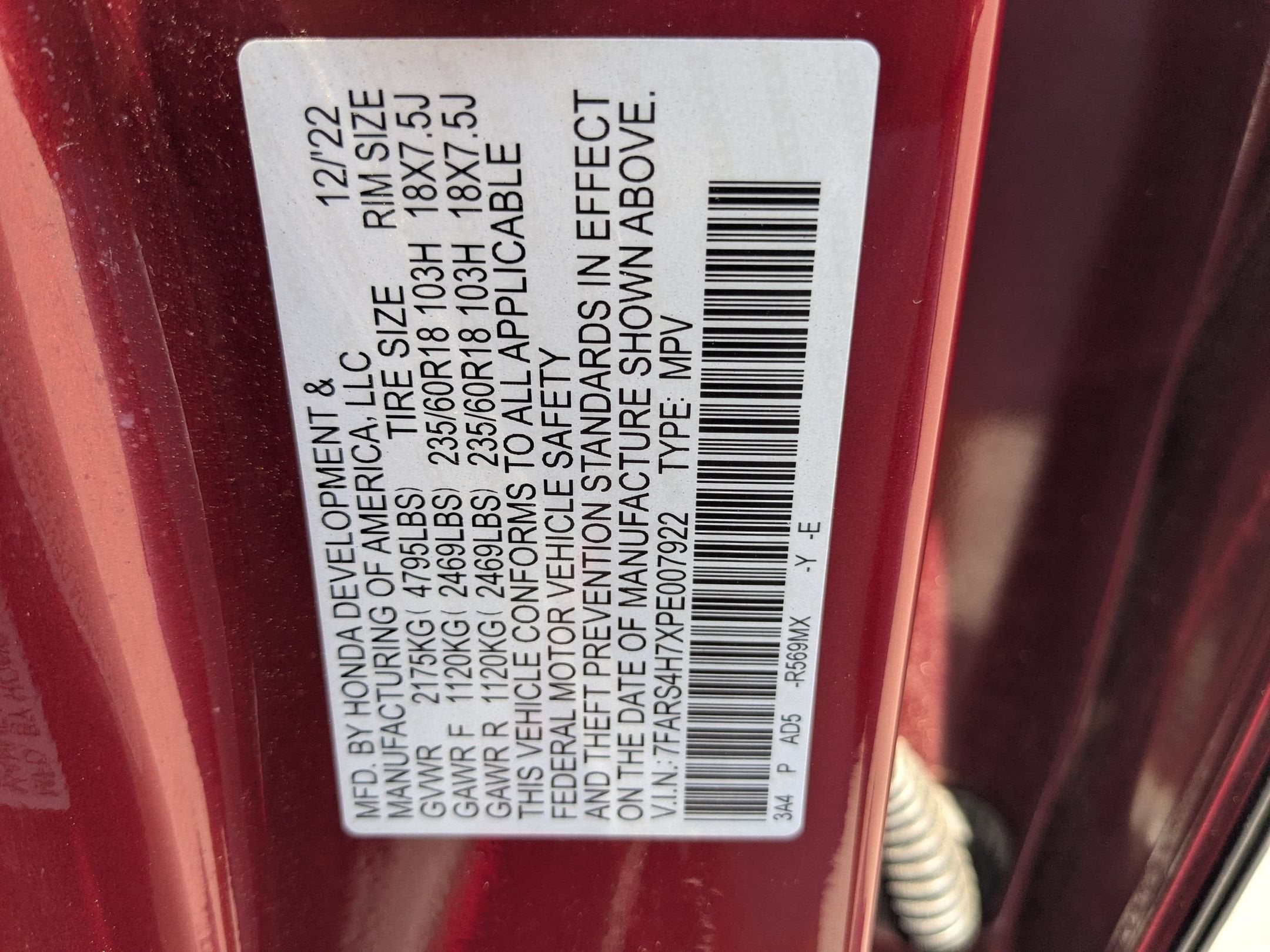 2023 Honda CR-V EX-L AWD