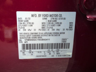 2022 Ford Explorer ST