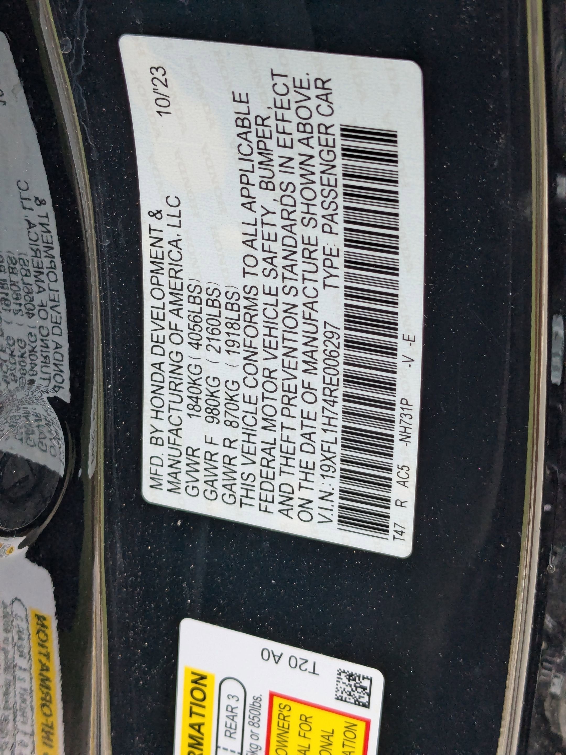 2024 Honda Civic Hatchback EX-L