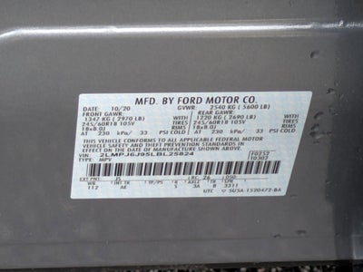 2020 Lincoln Nautilus Standard