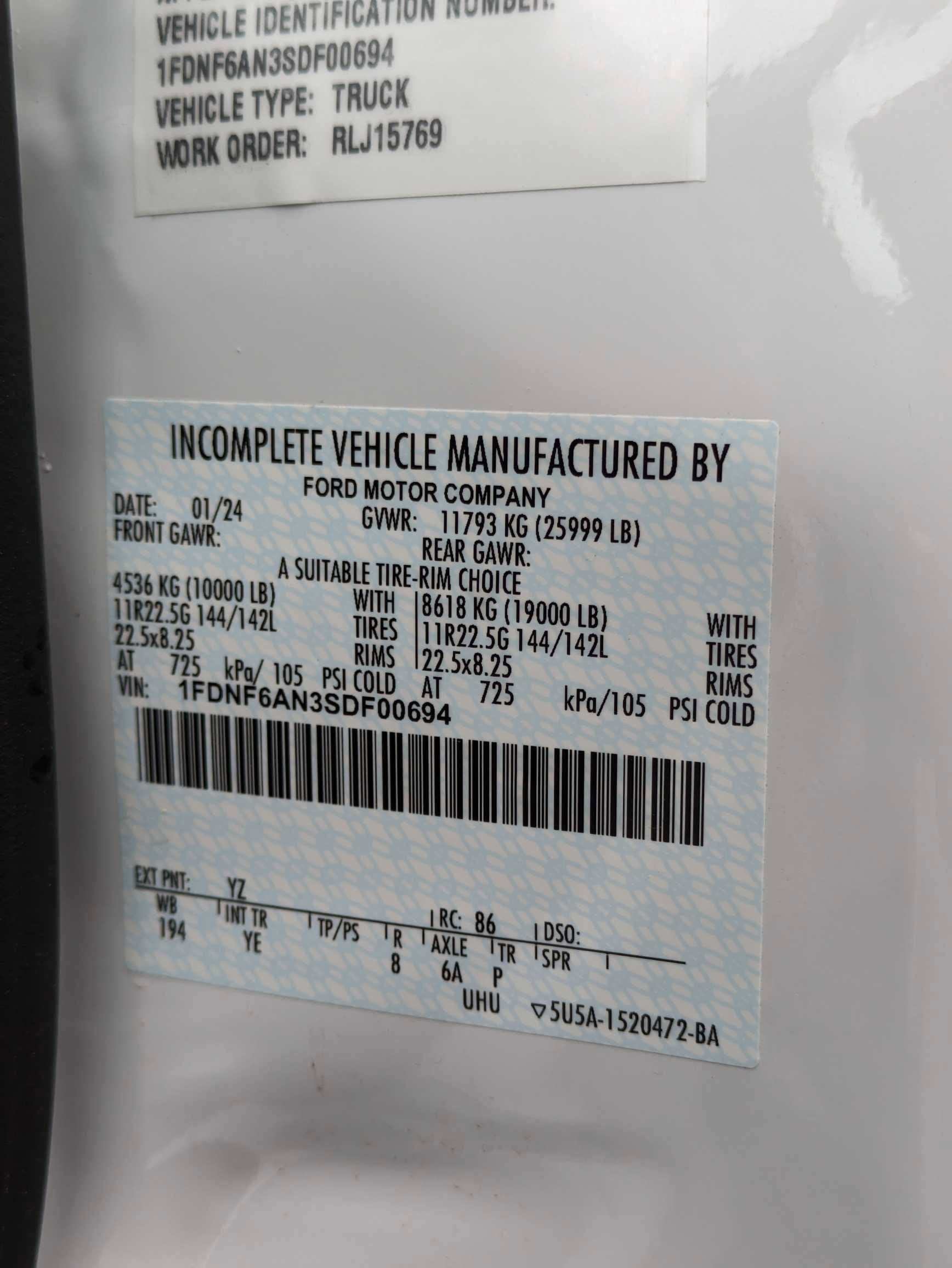 2025 Ford F-650SD Base