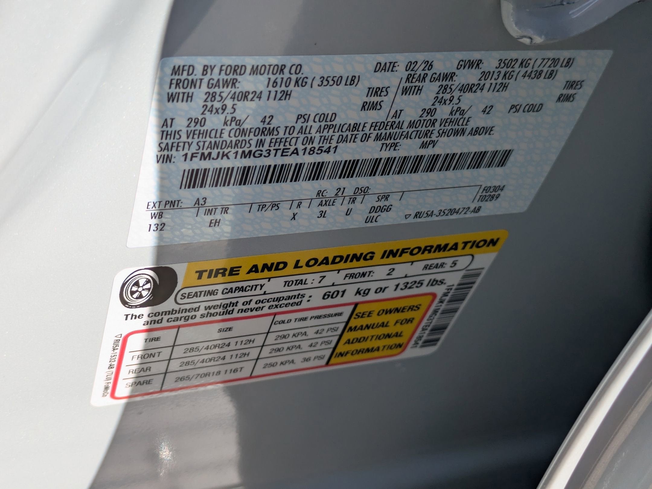 2026 Ford Expedition Max Platinum