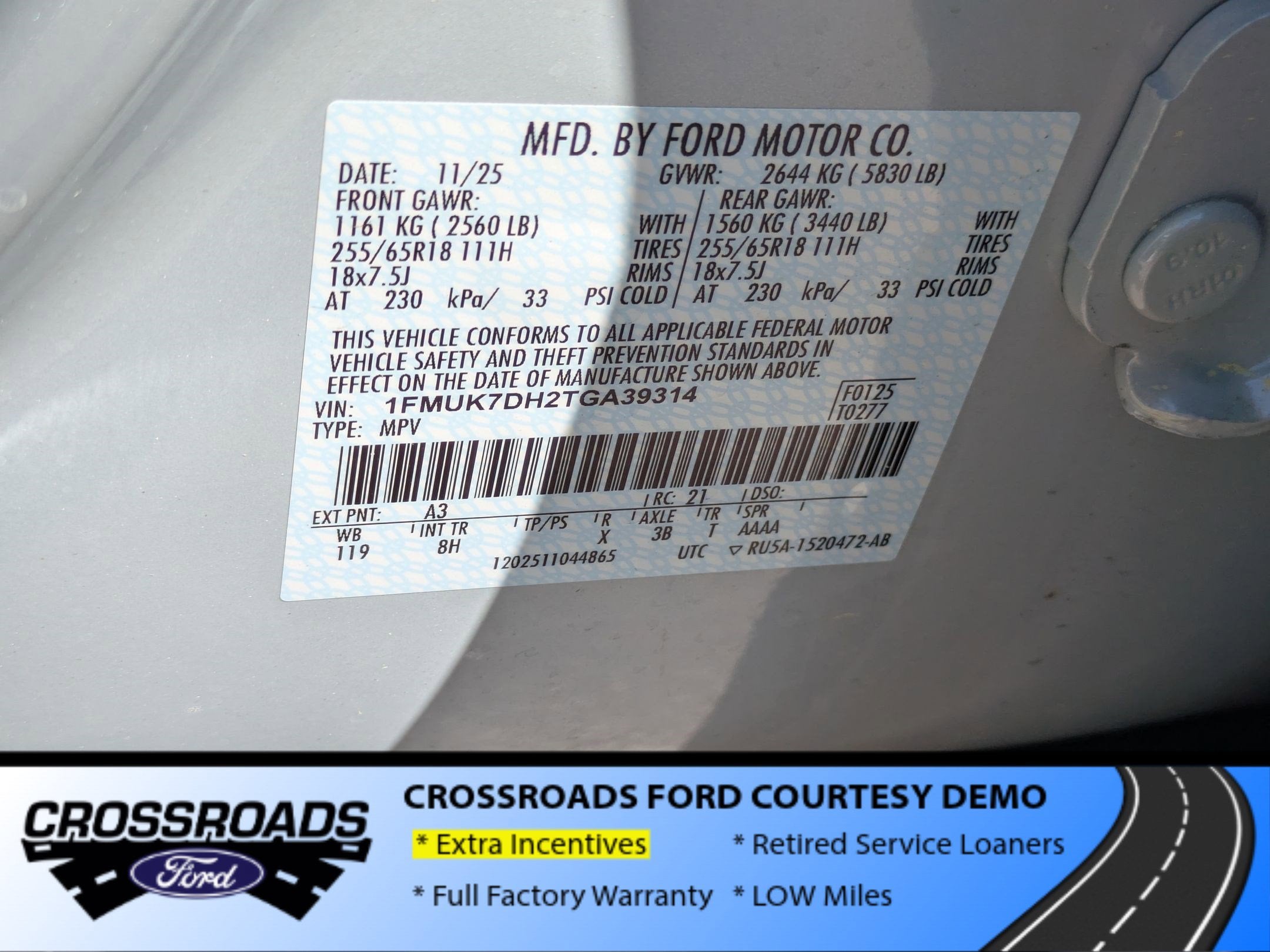 2026 Ford Explorer Active - Crossroads Courtesy Demo