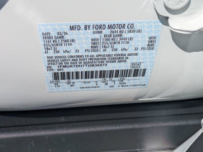 2026 Ford Explorer Active w/200A Pkg