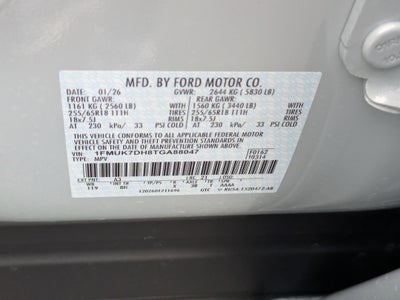 2026 Ford Explorer Active w/200A Pkg