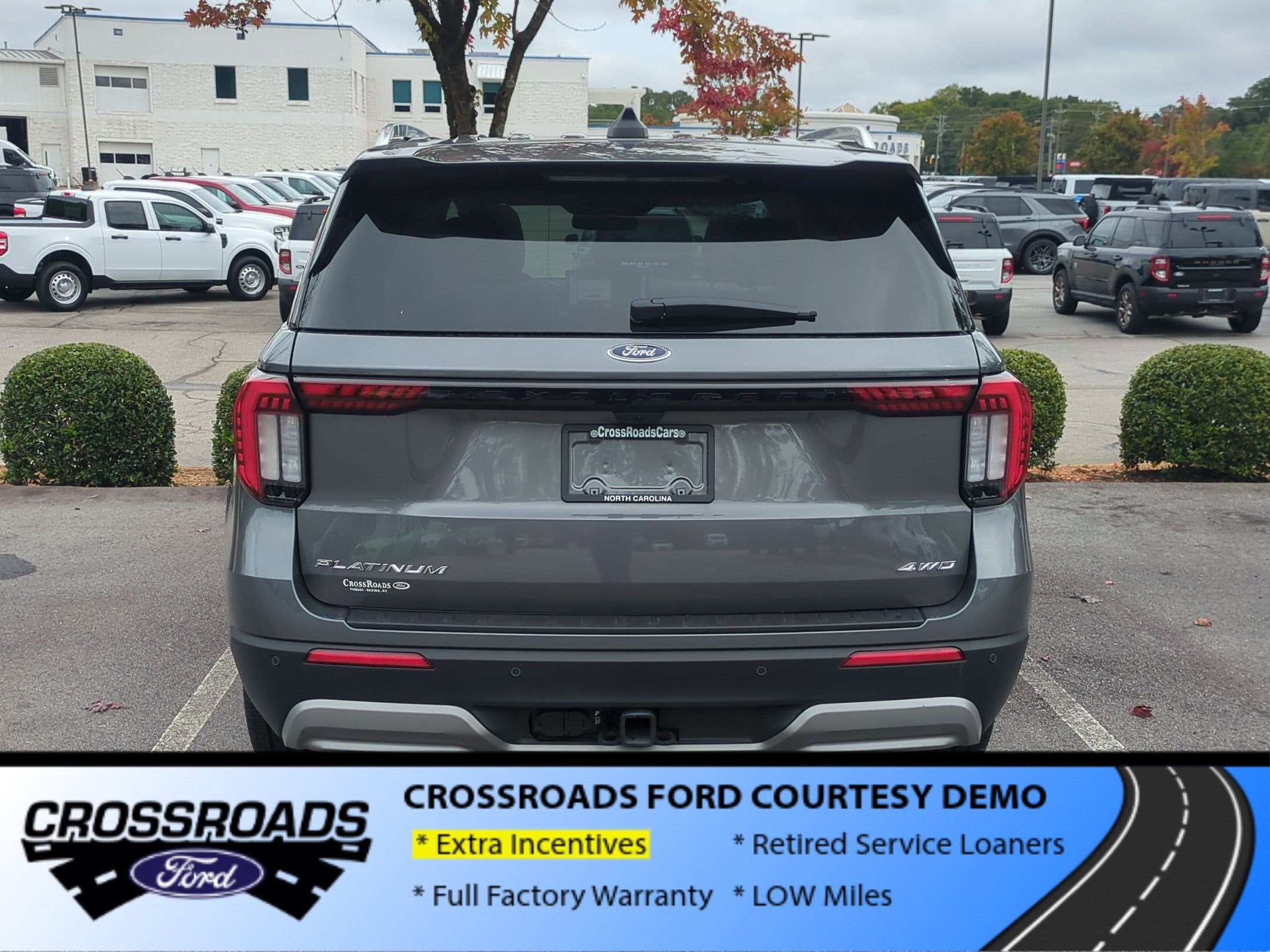 2026 Ford Explorer Platinum - Crossroads Courtesy Demo
