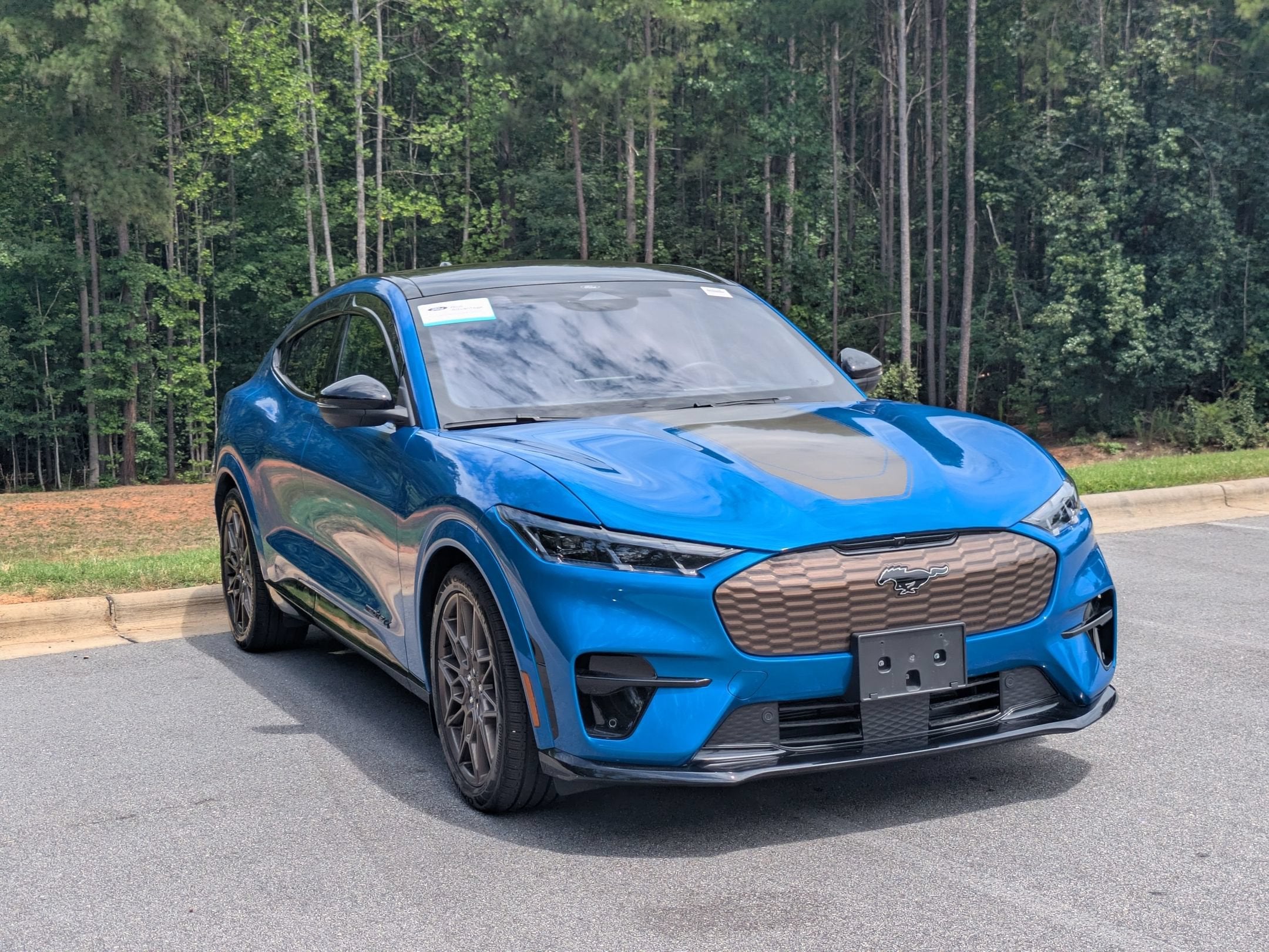 Used 2025 Ford Mustang Mach-E GT AWD with VIN 3FMTK4SX1SMA33321 for sale in Fuquay-Varina, NC