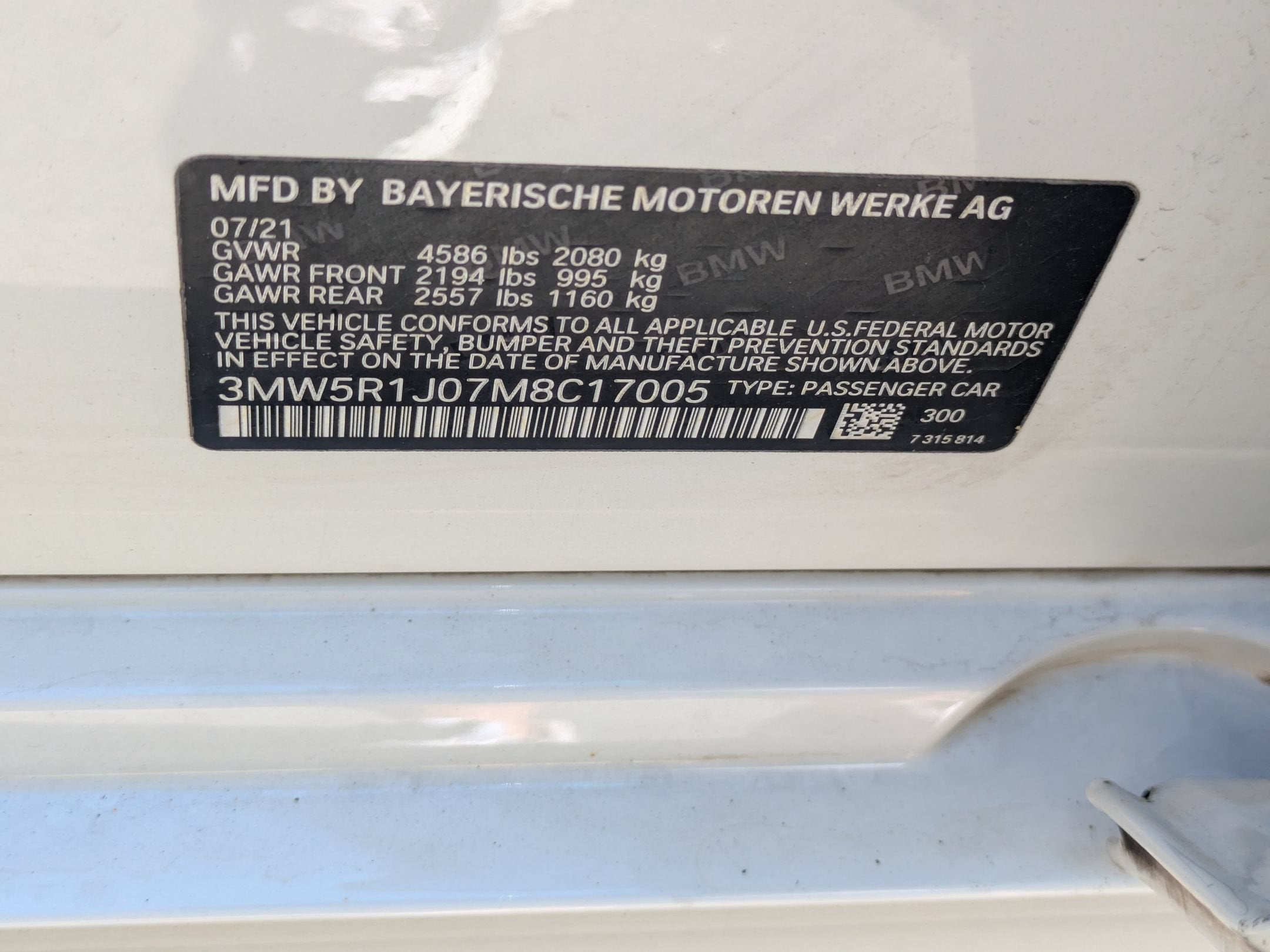 2021 BMW 3 Series 330i