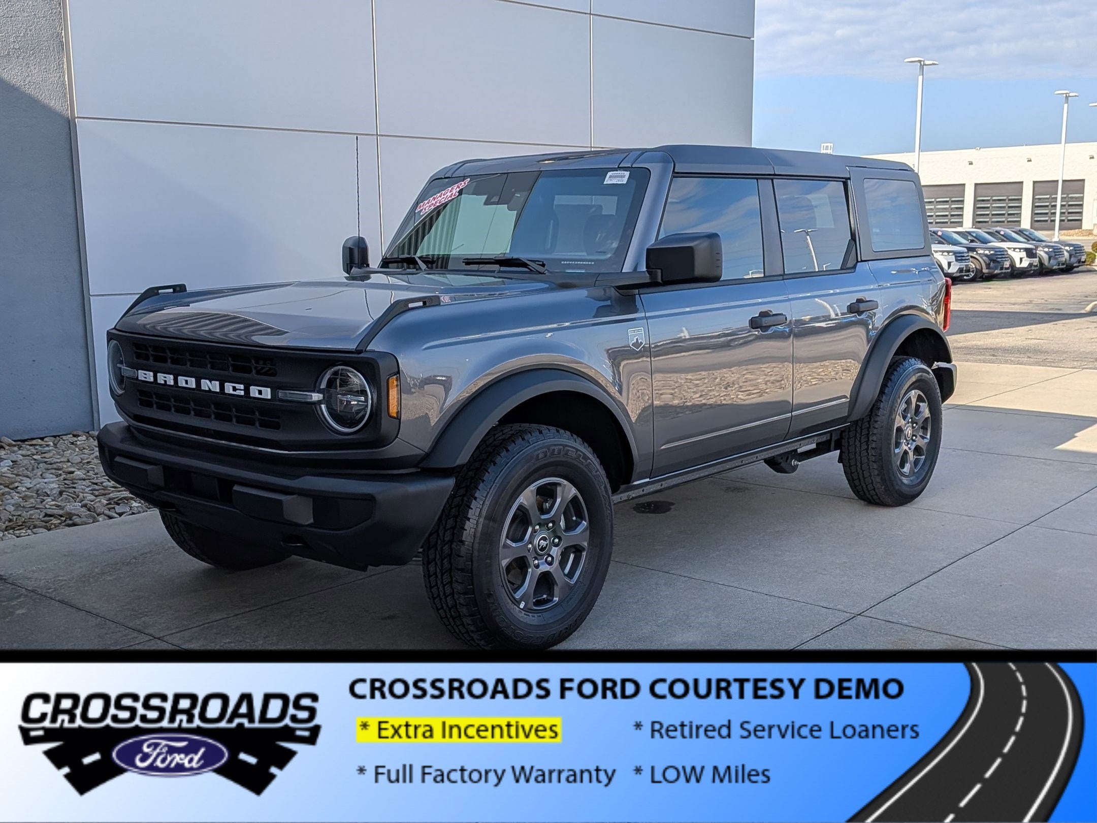 2025 Ford Bronco Big Bend - Crossroads Courtesy Demo