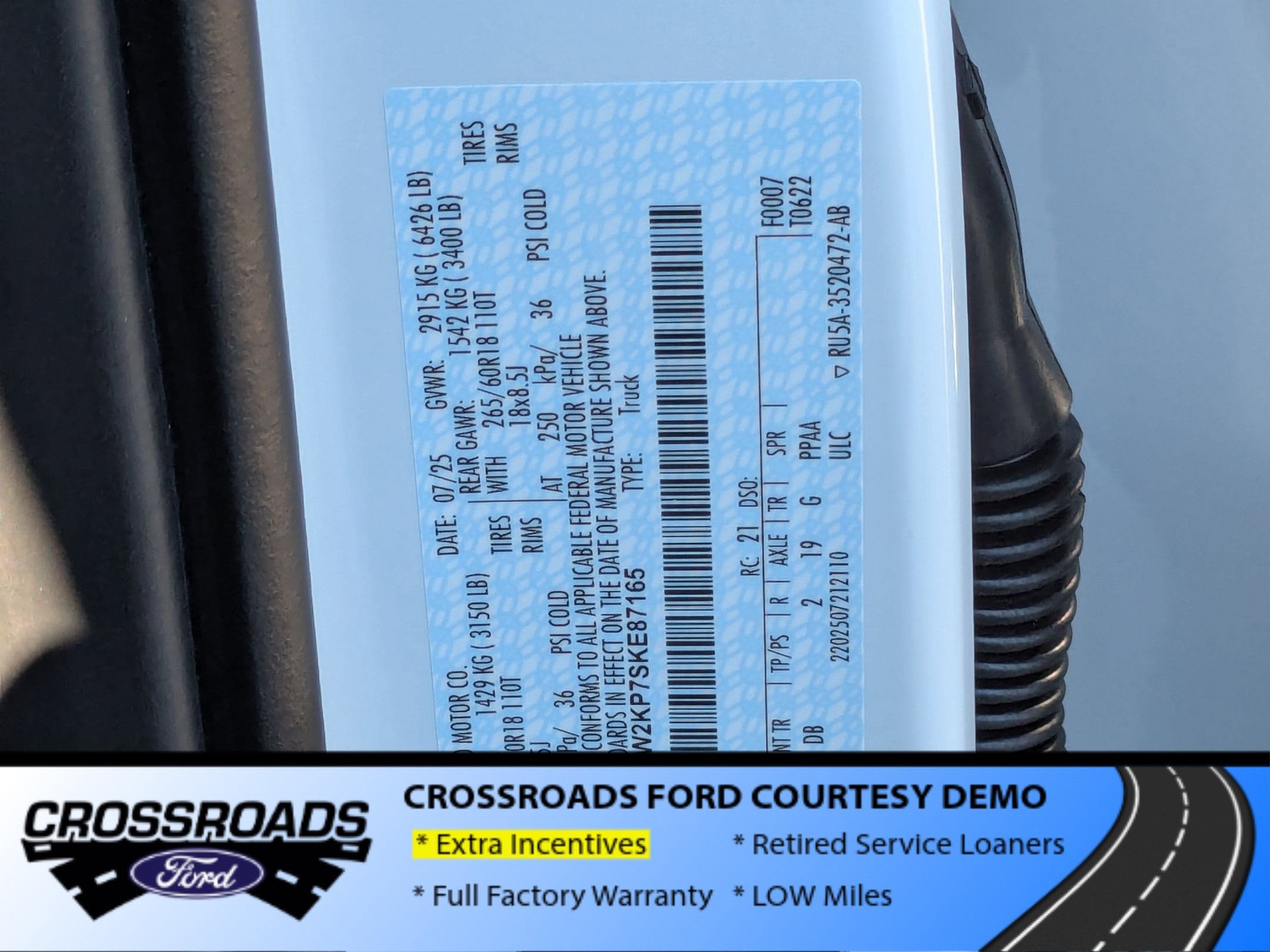 2025 Ford F-150 STX - Crossroads Courtesy Demo