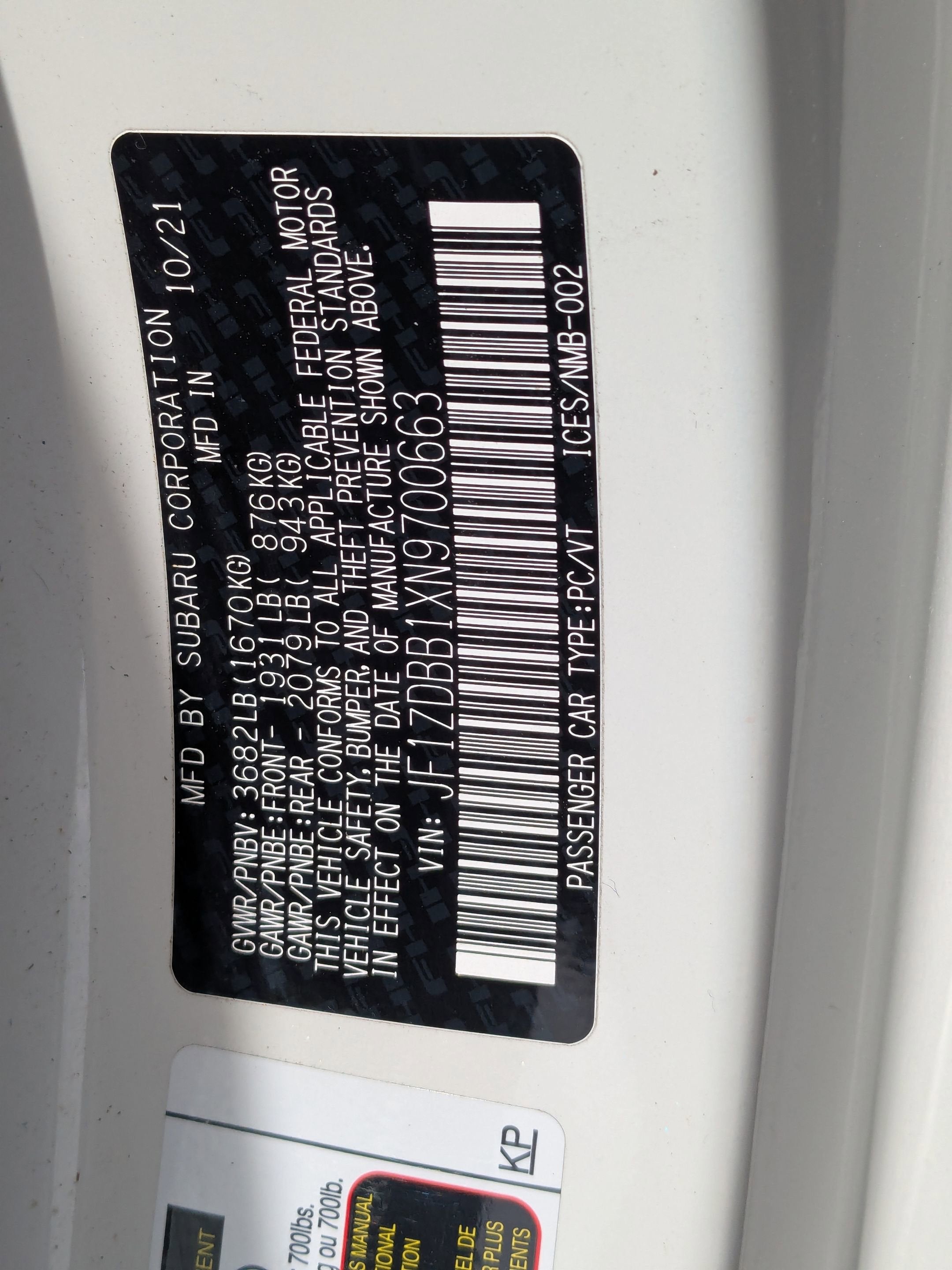 2022 Subaru BRZ Premium