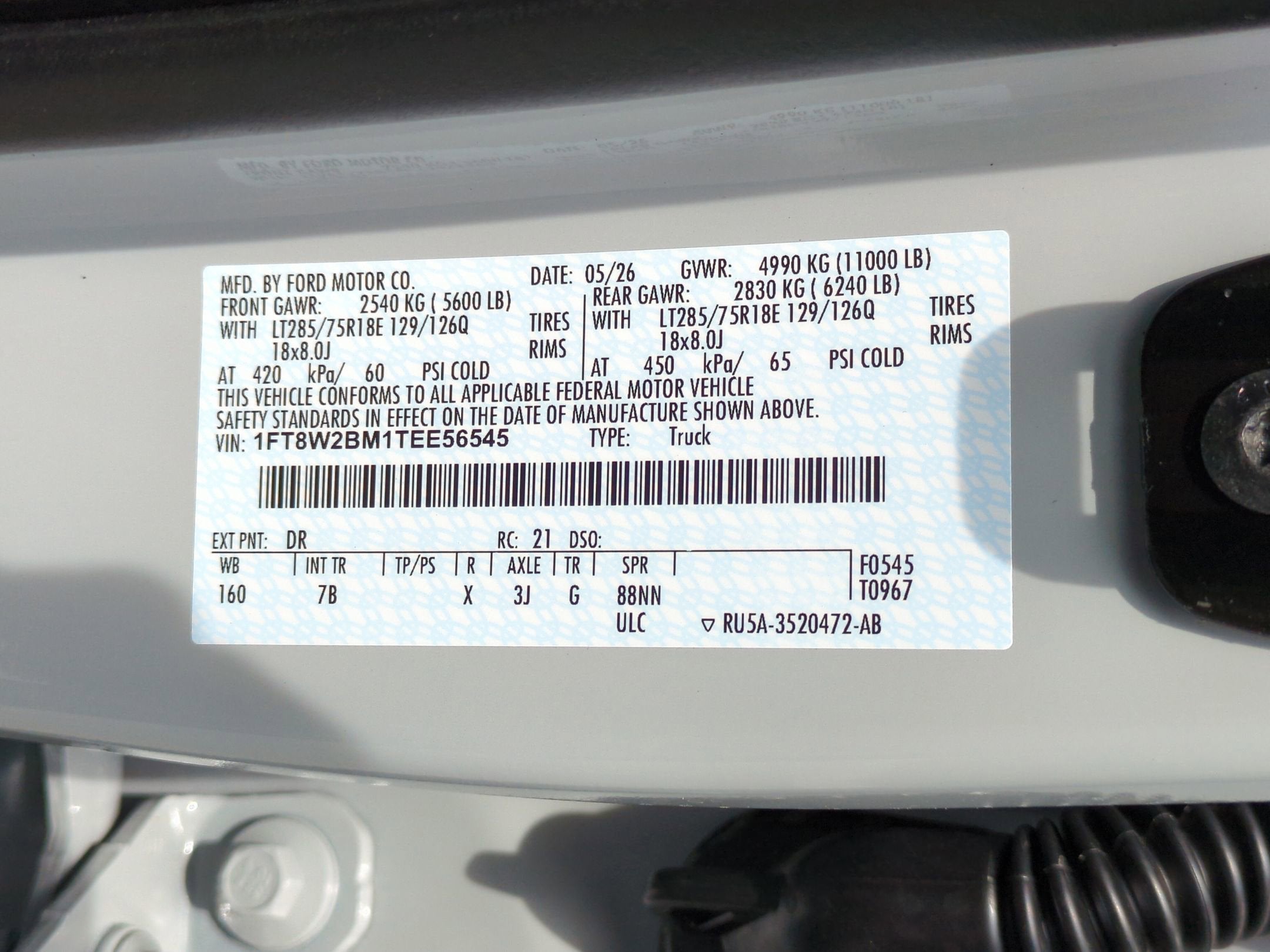 2026 Ford Super Duty F-250 SRW Platinum Tremor