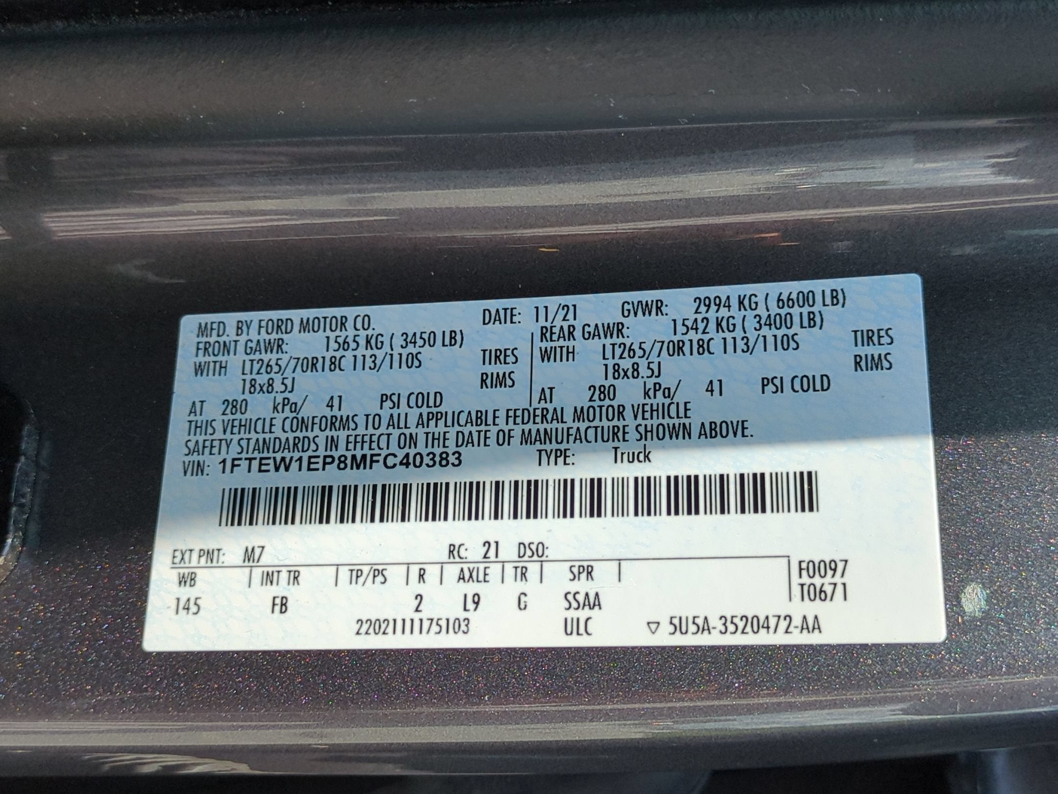 2021 Ford F-150 XLT