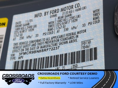 2025 Ford Bronco Sport Big Bend - Crossroads Courtesy Demo