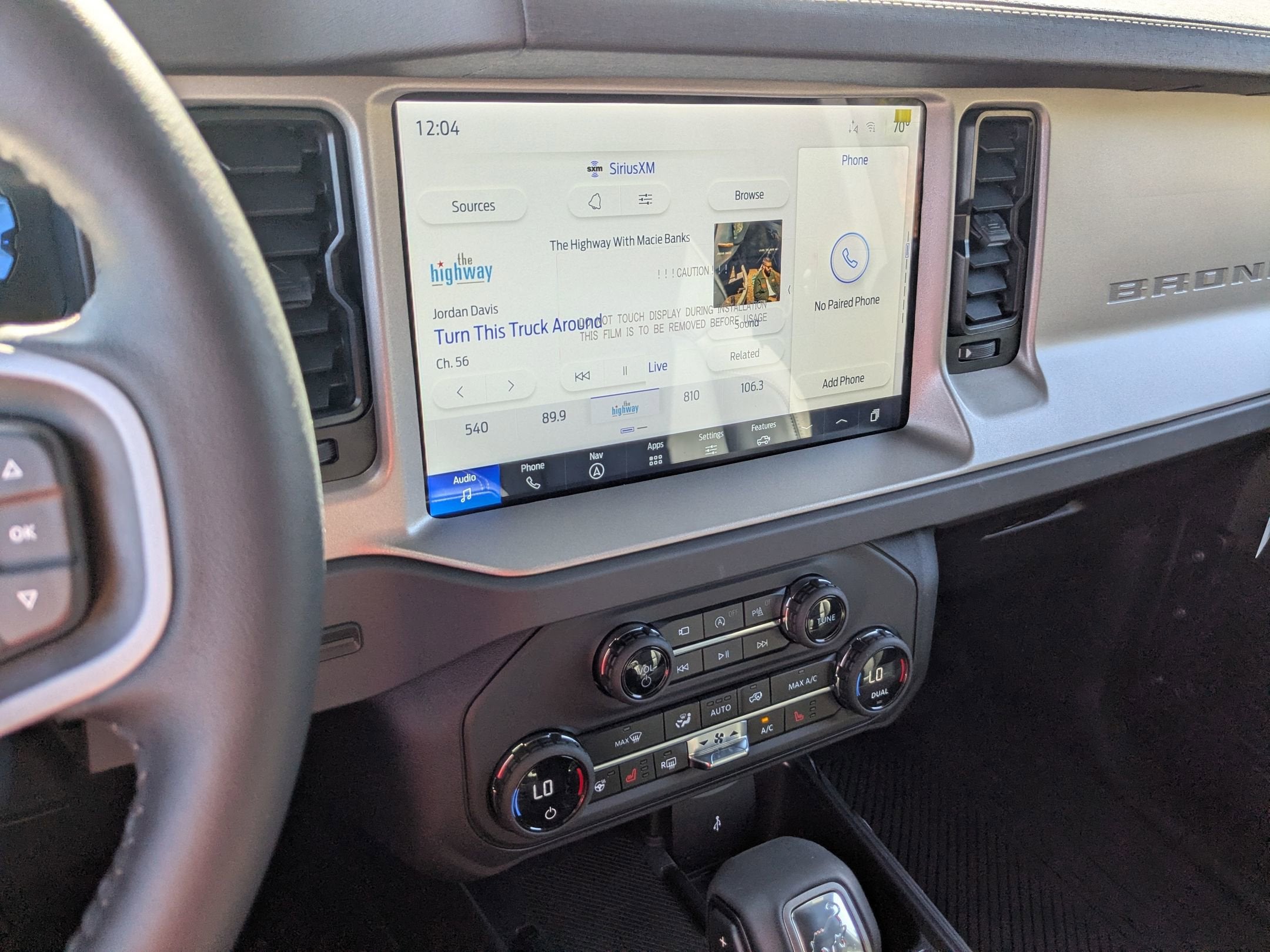 2025 Ford Bronco Outer Banks