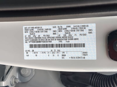 2026 Ford Super Duty F-350 SRW Platinum