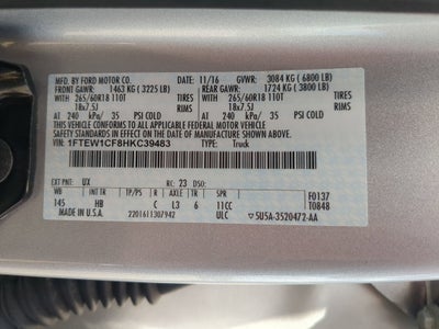 2017 Ford F-150 Lariat