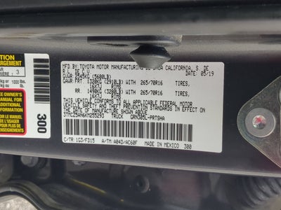 2019 Toyota Tacoma 4WD TRD Off Road