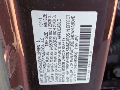 2022 Honda Pilot Touring 7-Passenger