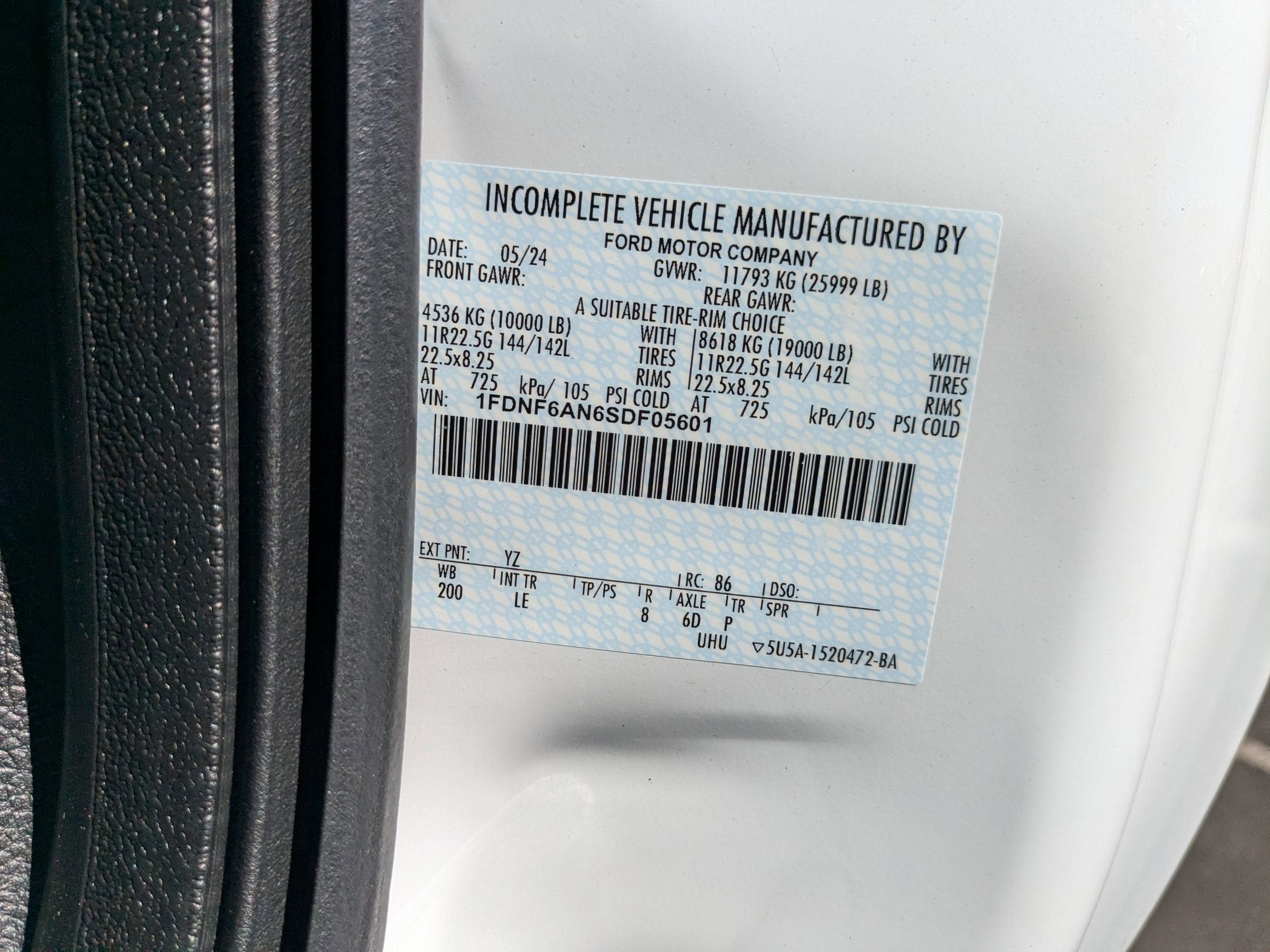 2025 Ford F-650SD Base 16ft Flatbed