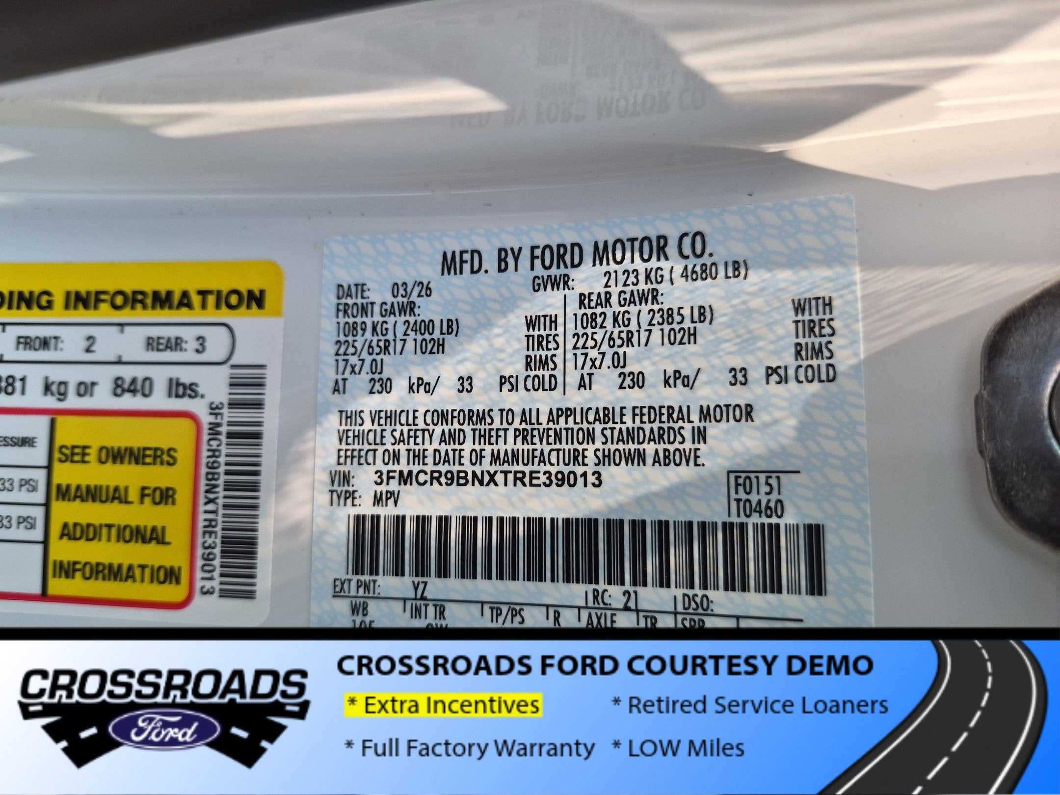 2026 Ford Bronco Sport Big Bend - Crossroads Courtesy Demo