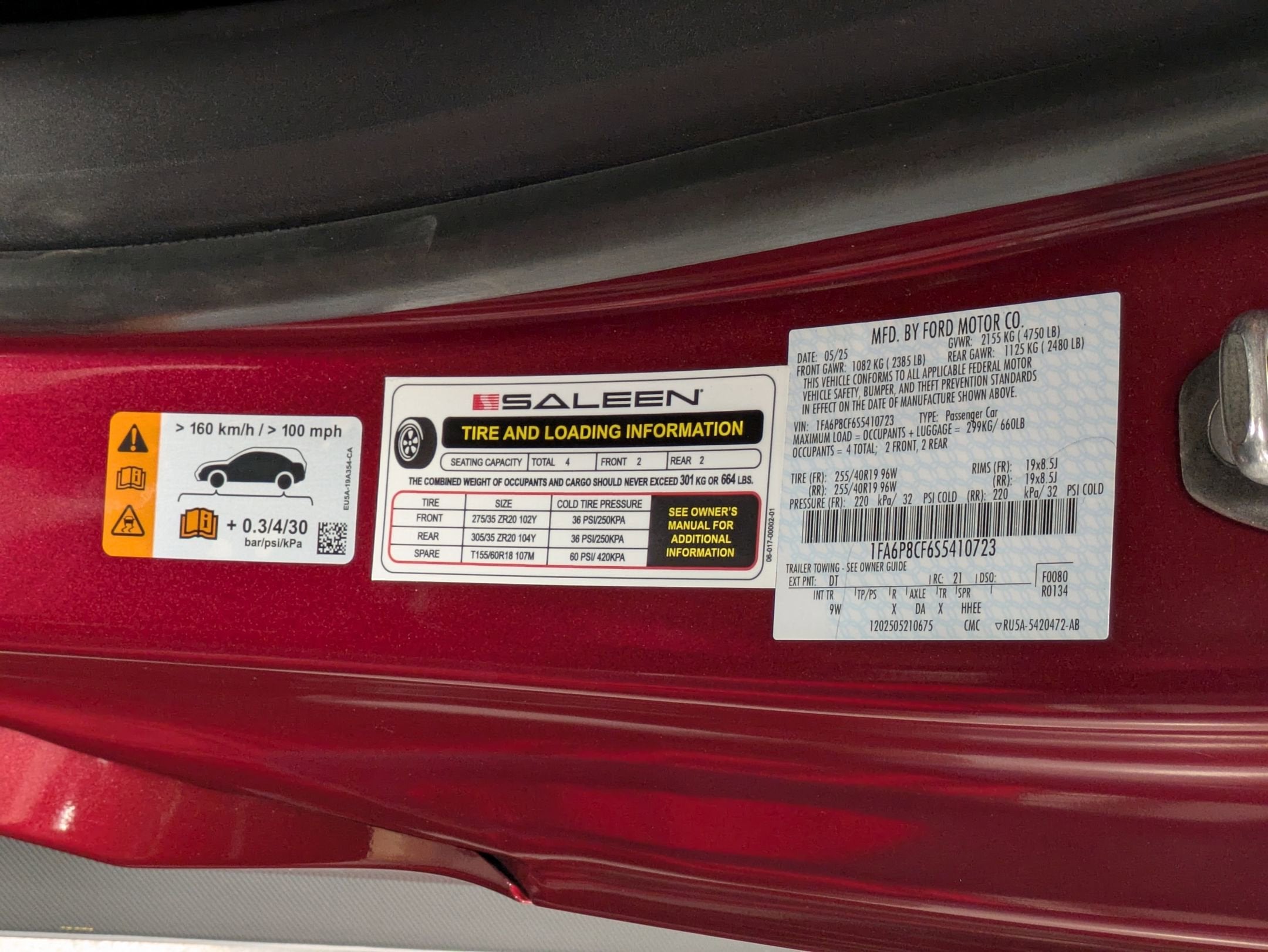 2025 Ford Mustang Saleen White Label