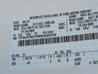 2024 Ford Super Duty F-550 DRW XL