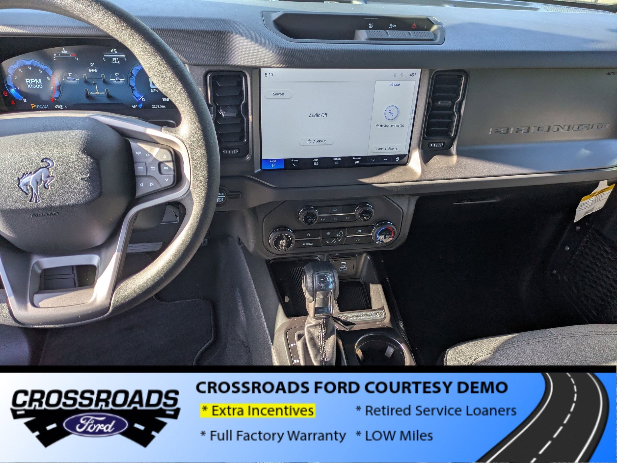 2025 Ford Bronco Base - Crossroads Courtesy Demo