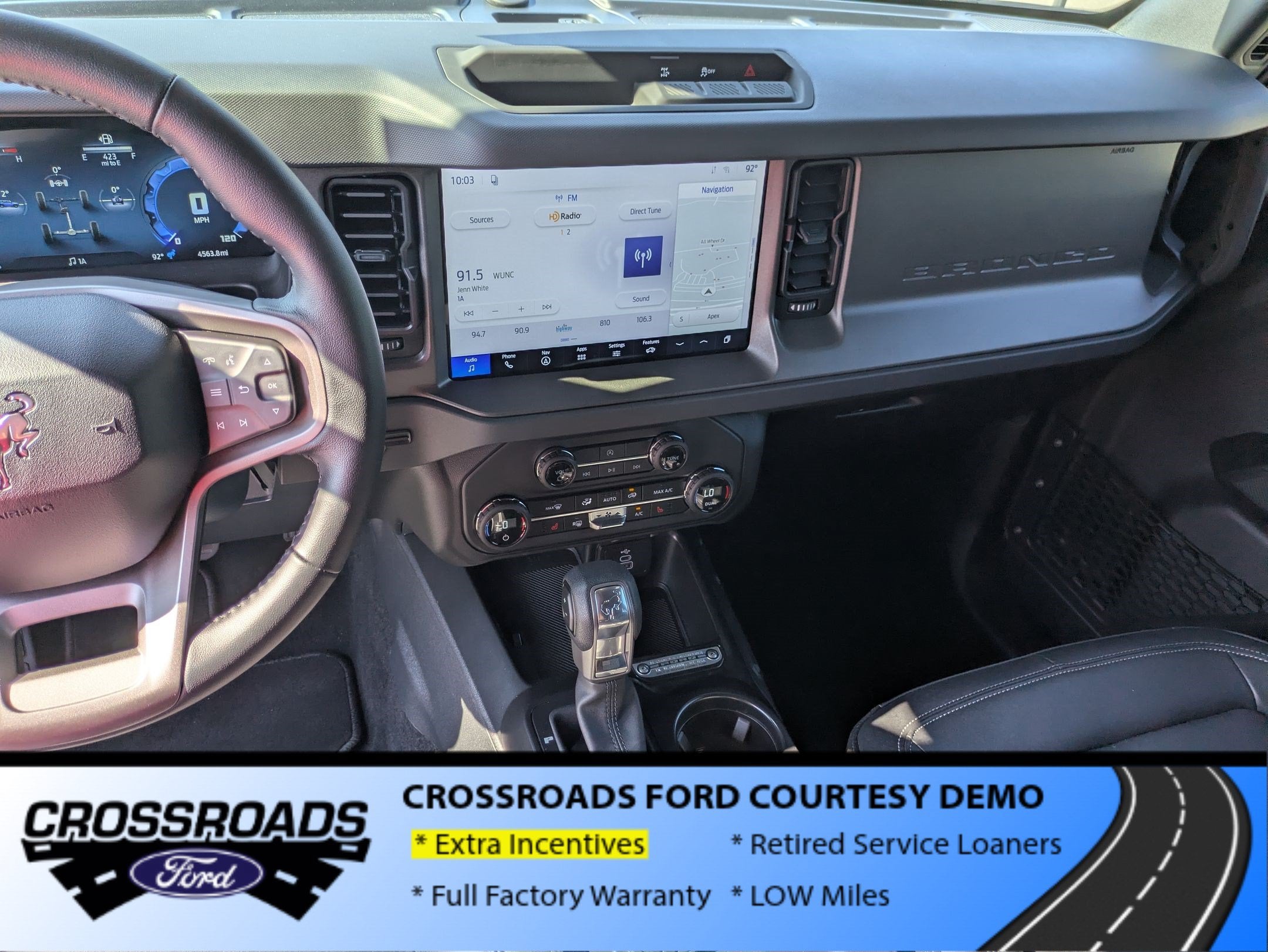 2026 Ford Bronco Big Bend - Crossroads Courtesy Demo