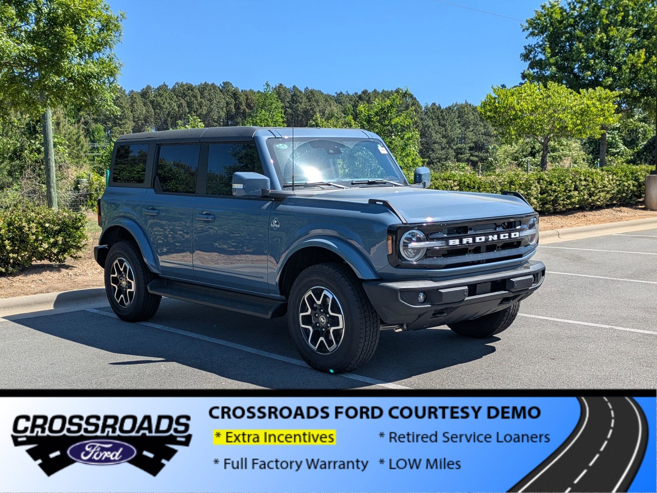 2025 Ford Bronco Outer Banks - Crossroads Courtesy Demo