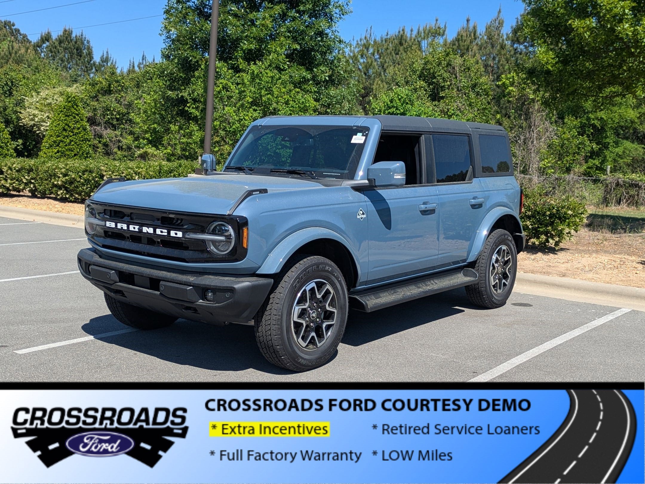 2025 Ford Bronco Outer Banks - Crossroads Courtesy Demo