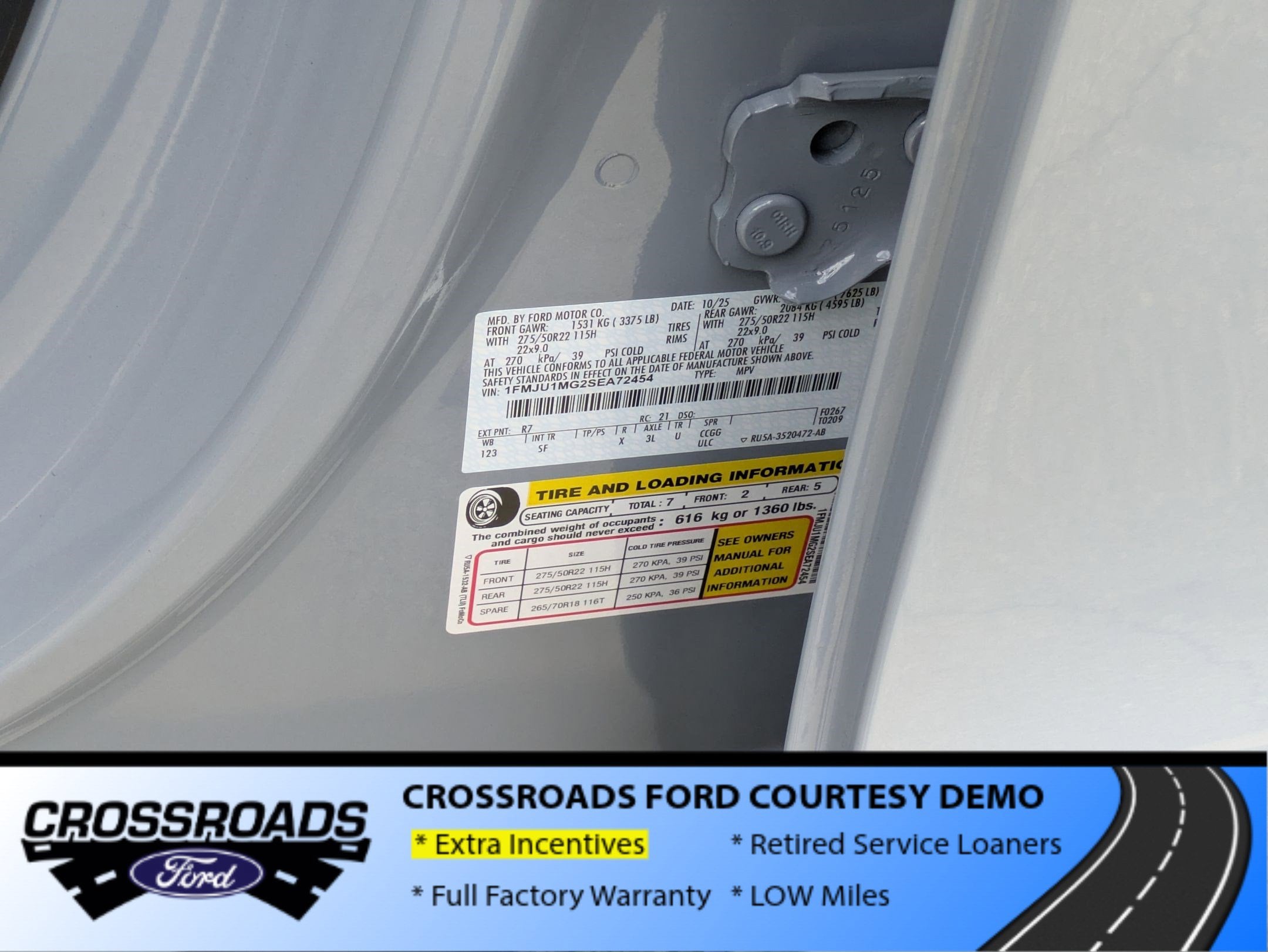 2025 Ford Expedition Platinum - Crossroads Courtesy Demo