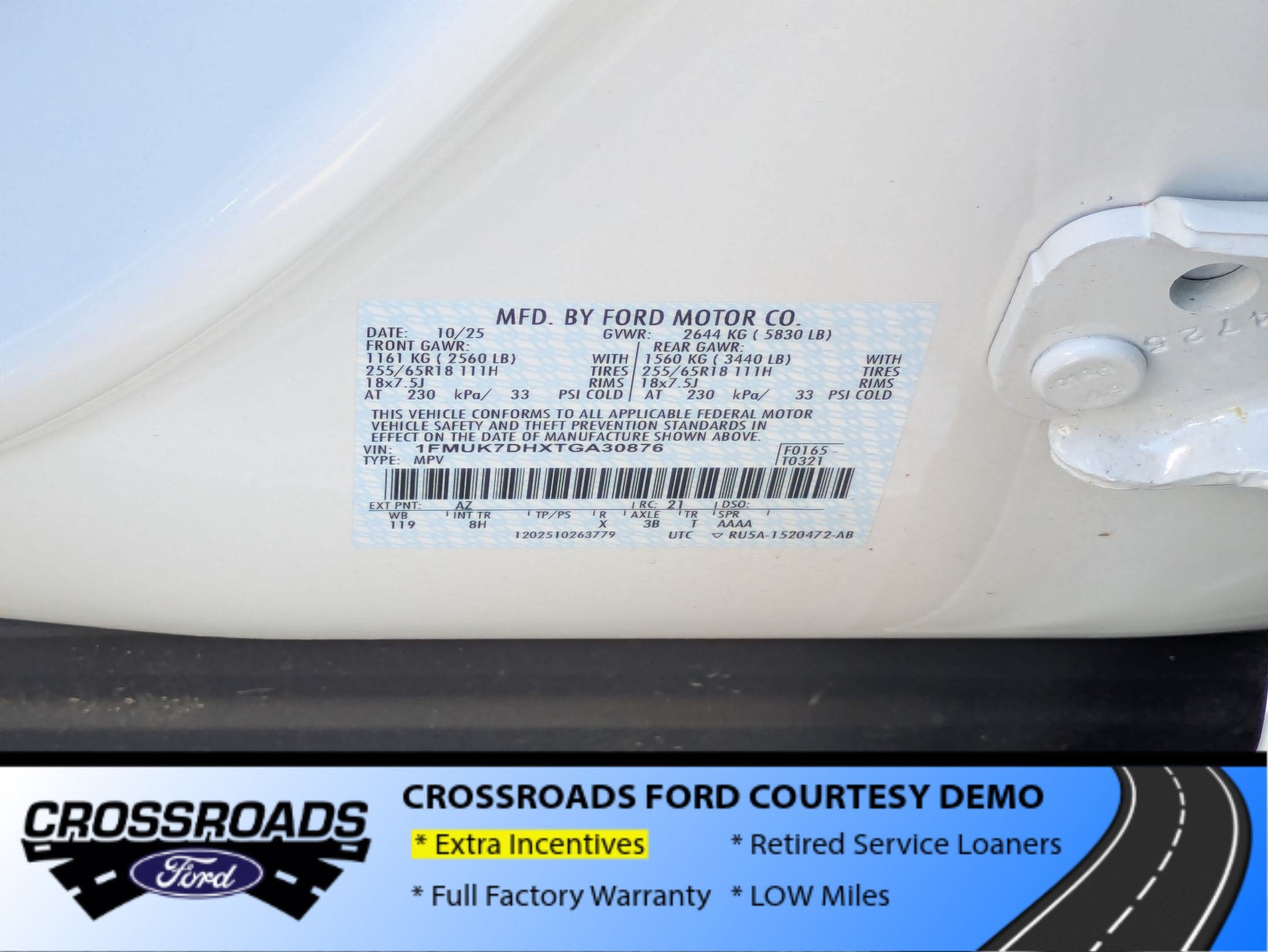 2026 Ford Explorer Active - Crossroads Courtesy Demo