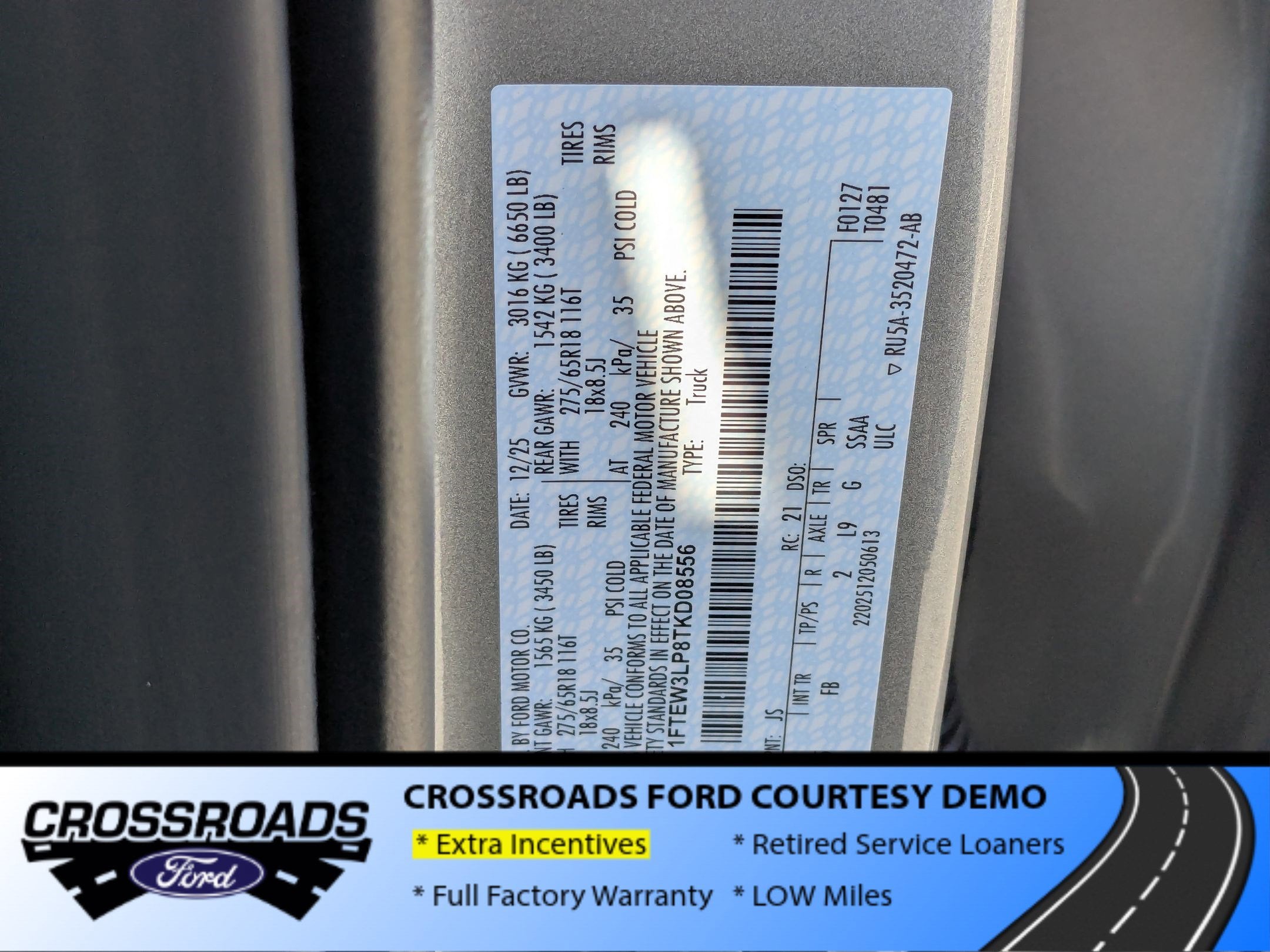 2026 Ford F-150 XLT - Crossroads Courtesy Demo