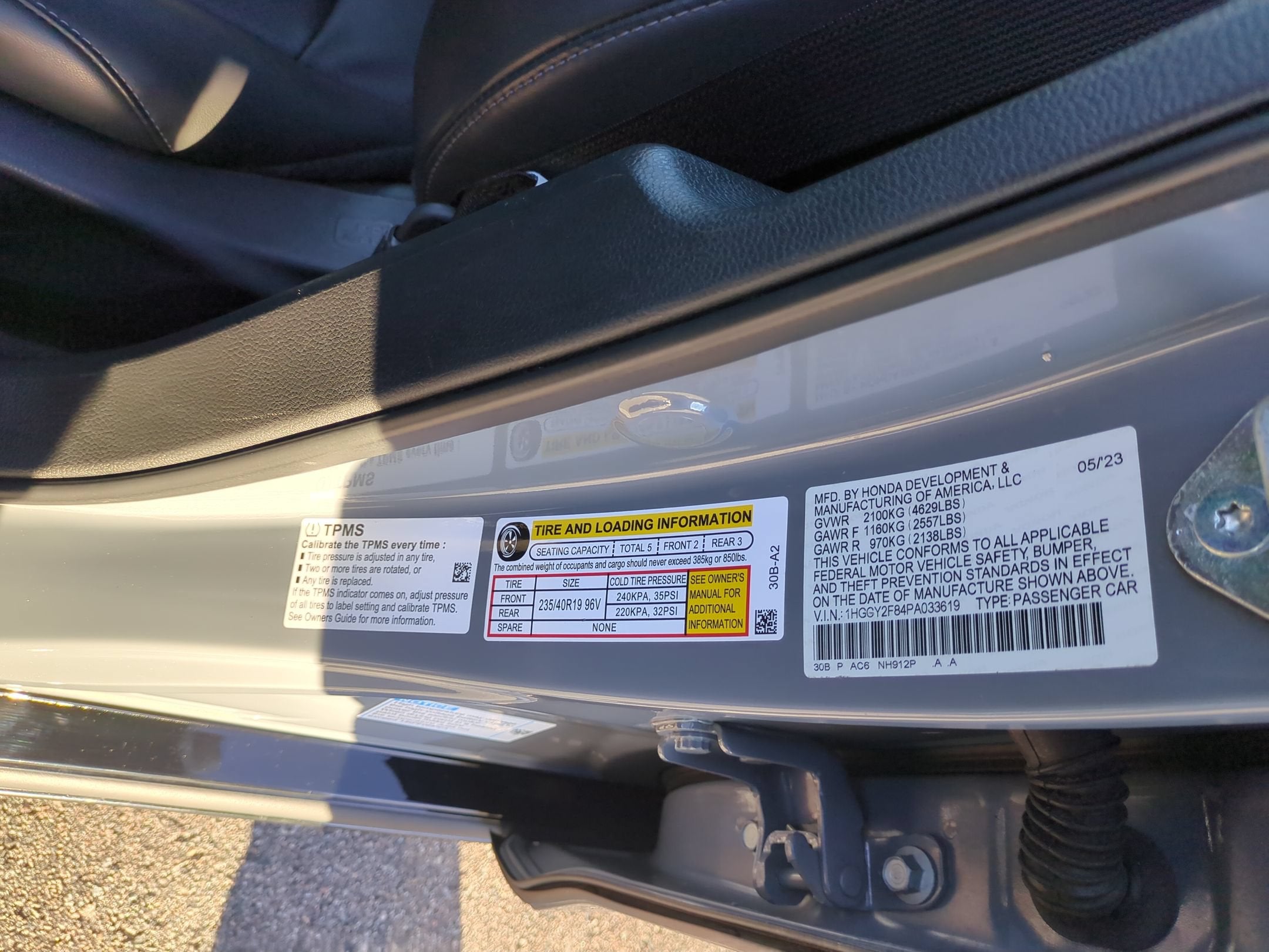 2023 Honda Accord Hybrid Touring