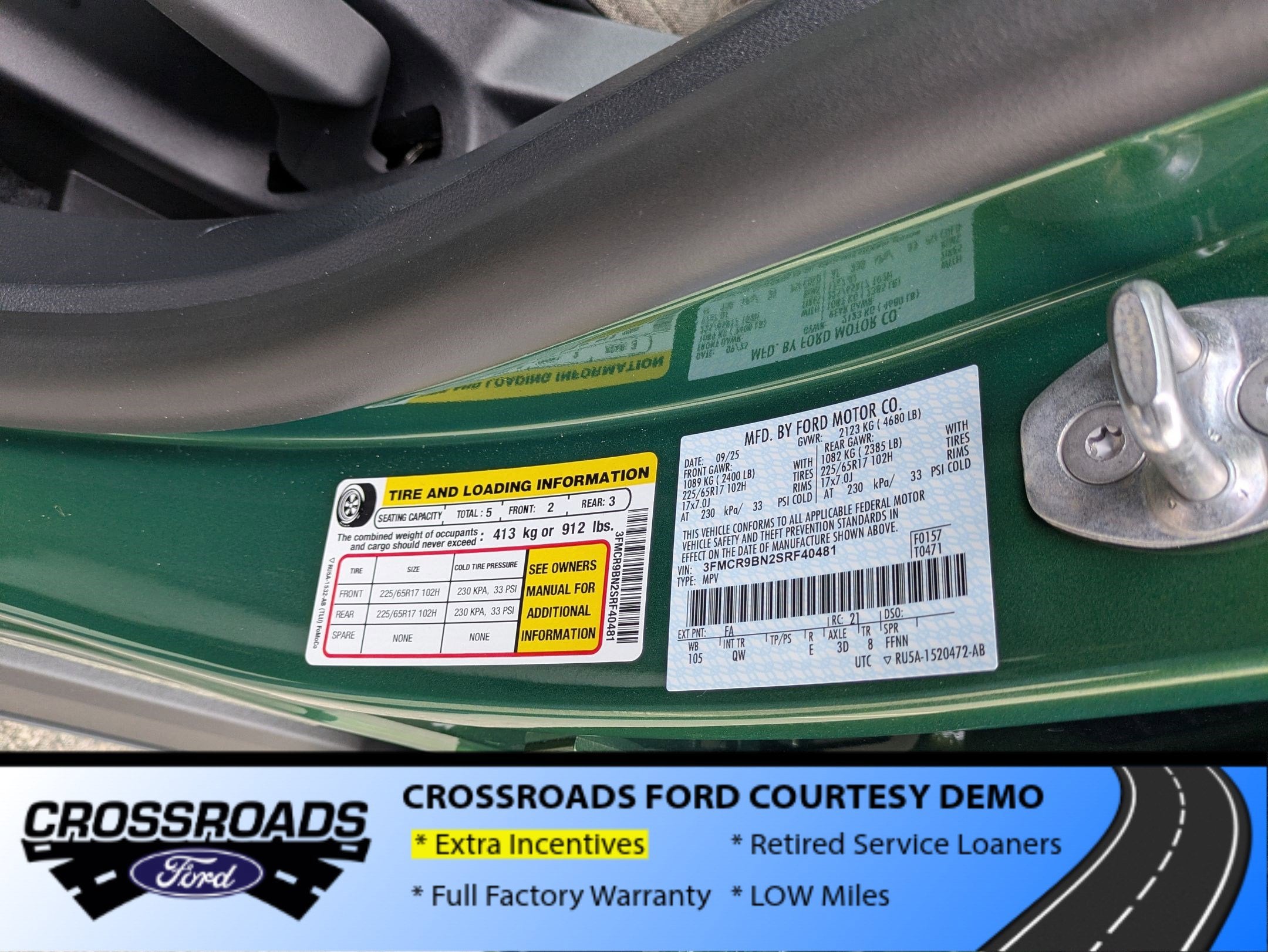 2025 Ford Bronco Sport Big Bend - Crossroads Courtesy Demo