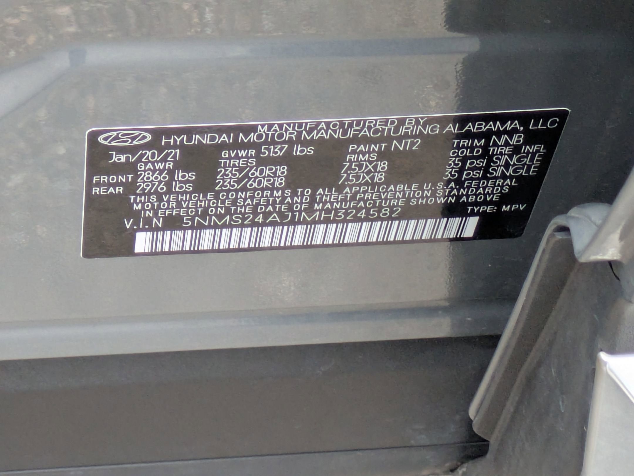 2021 Hyundai Santa Fe SEL