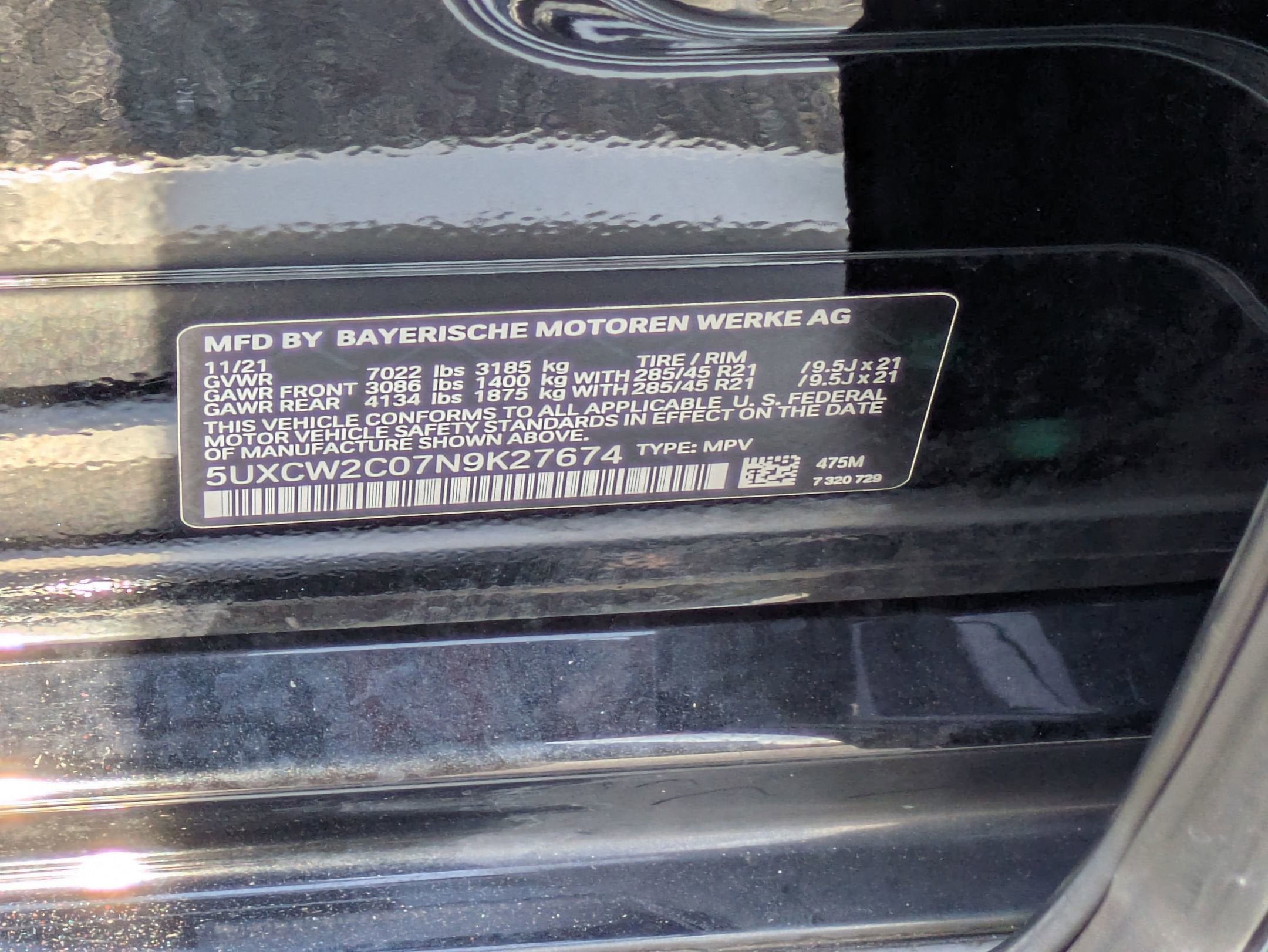 2022 BMW X7 xDrive40i