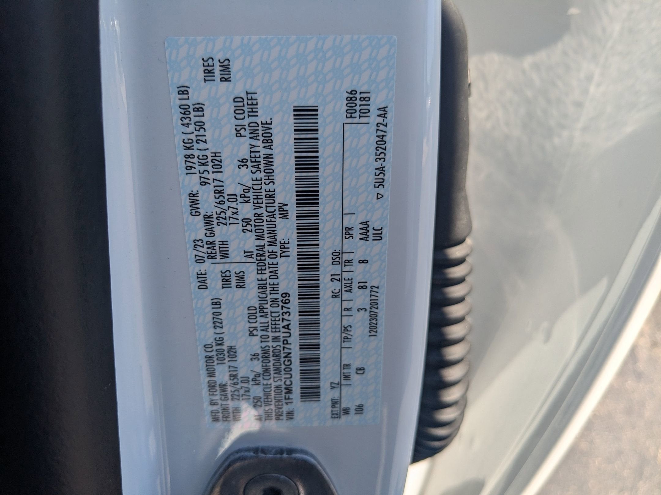 2023 Ford Escape Active