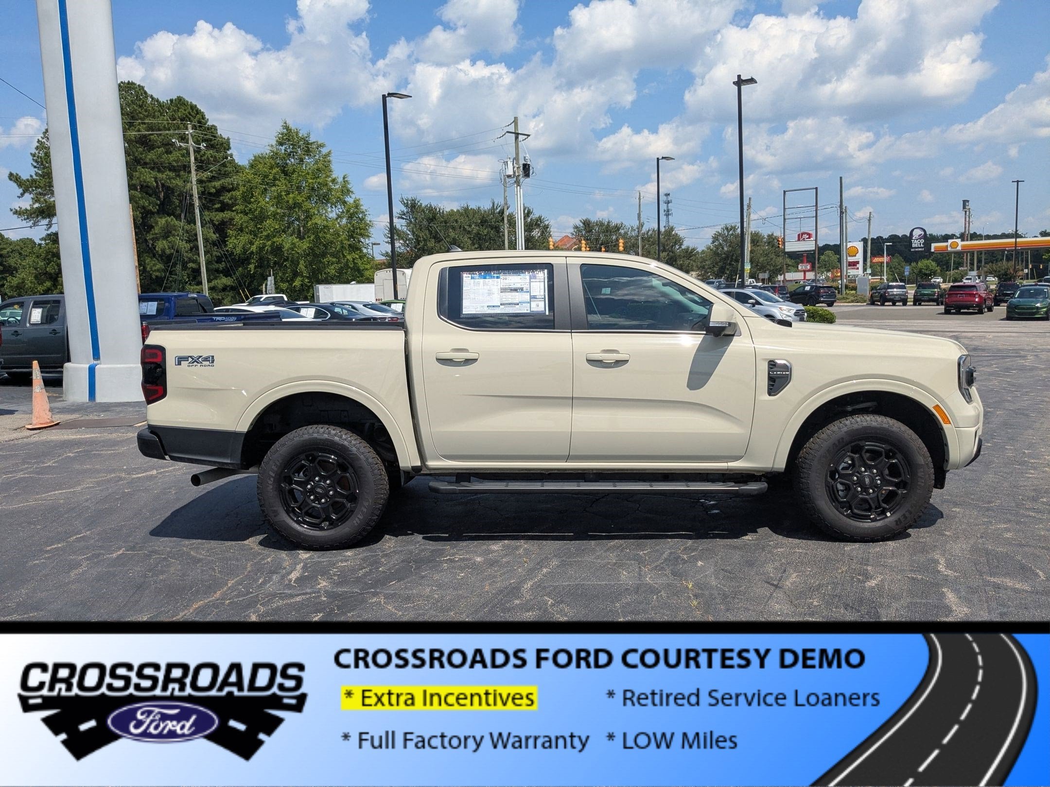 2025 Ford Ranger LARIAT - Crossroads Courtesy Demo