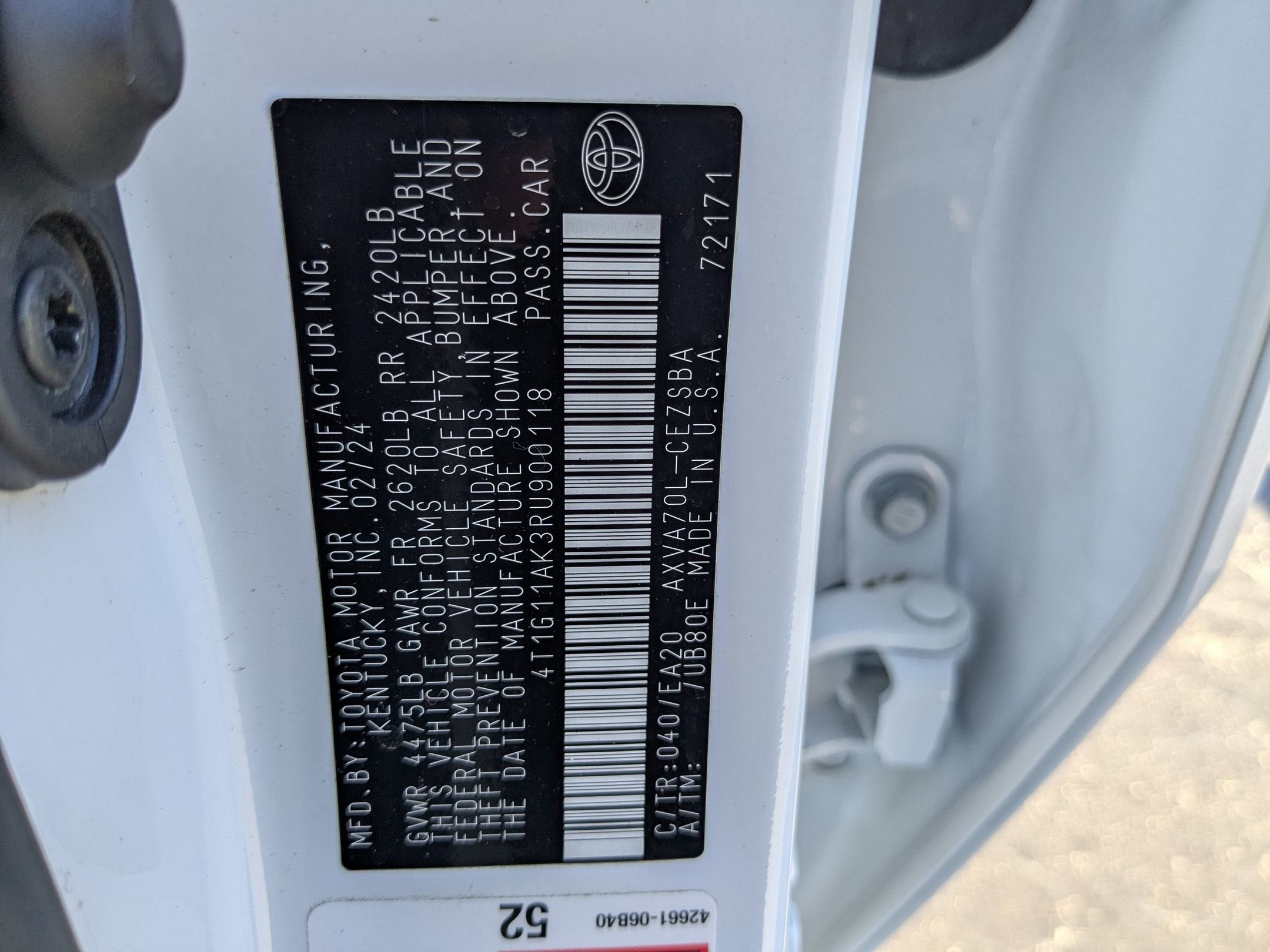 2024 Toyota Camry SE