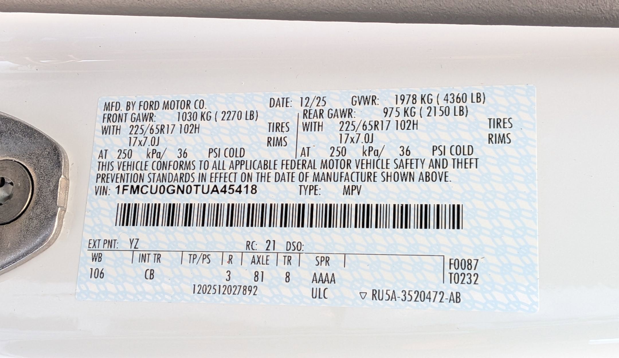 2026 Ford Escape Active