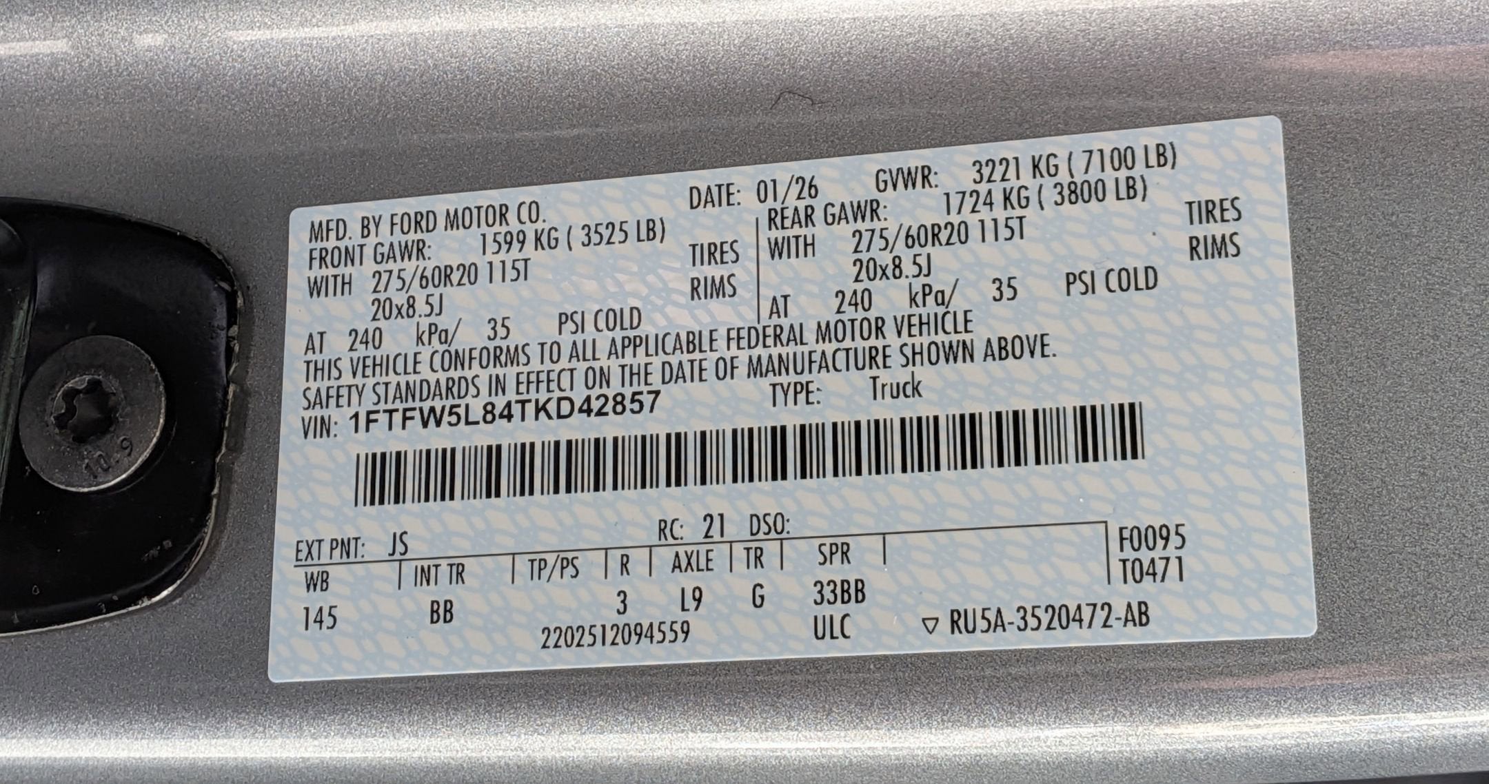 2026 Ford F-150 LARIAT