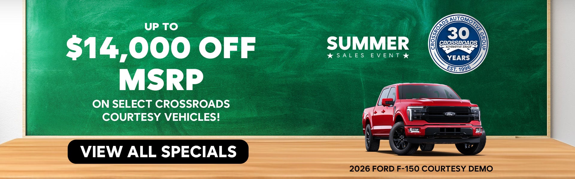 Up to $14,000 Off MSRP