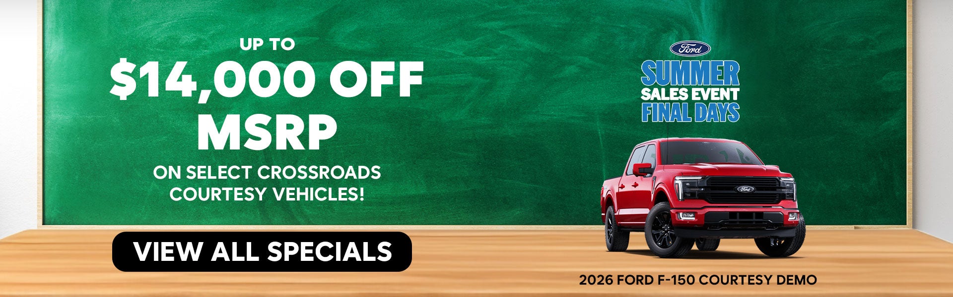 Up to $14,000 Off MSRP